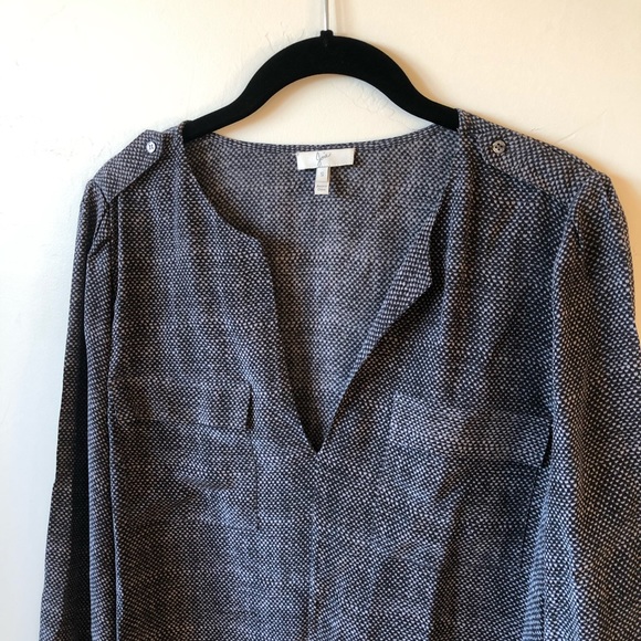 Joie • Marlo Silk Textured Tunic Blouse NWOT - Picture 6 of 8